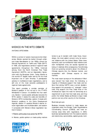 Mexico in the WTO debate