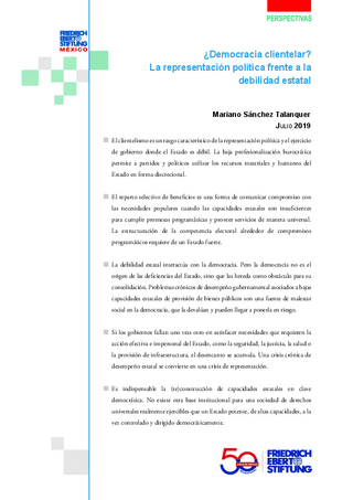 Democracia clientelar?