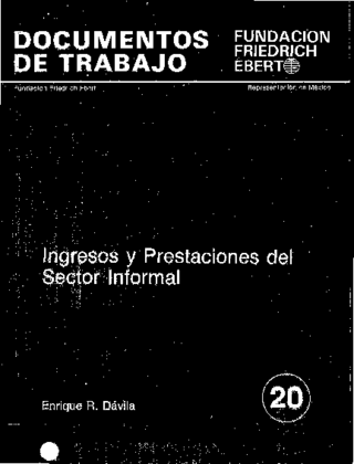 Ingresos y prestaciones del sector informal